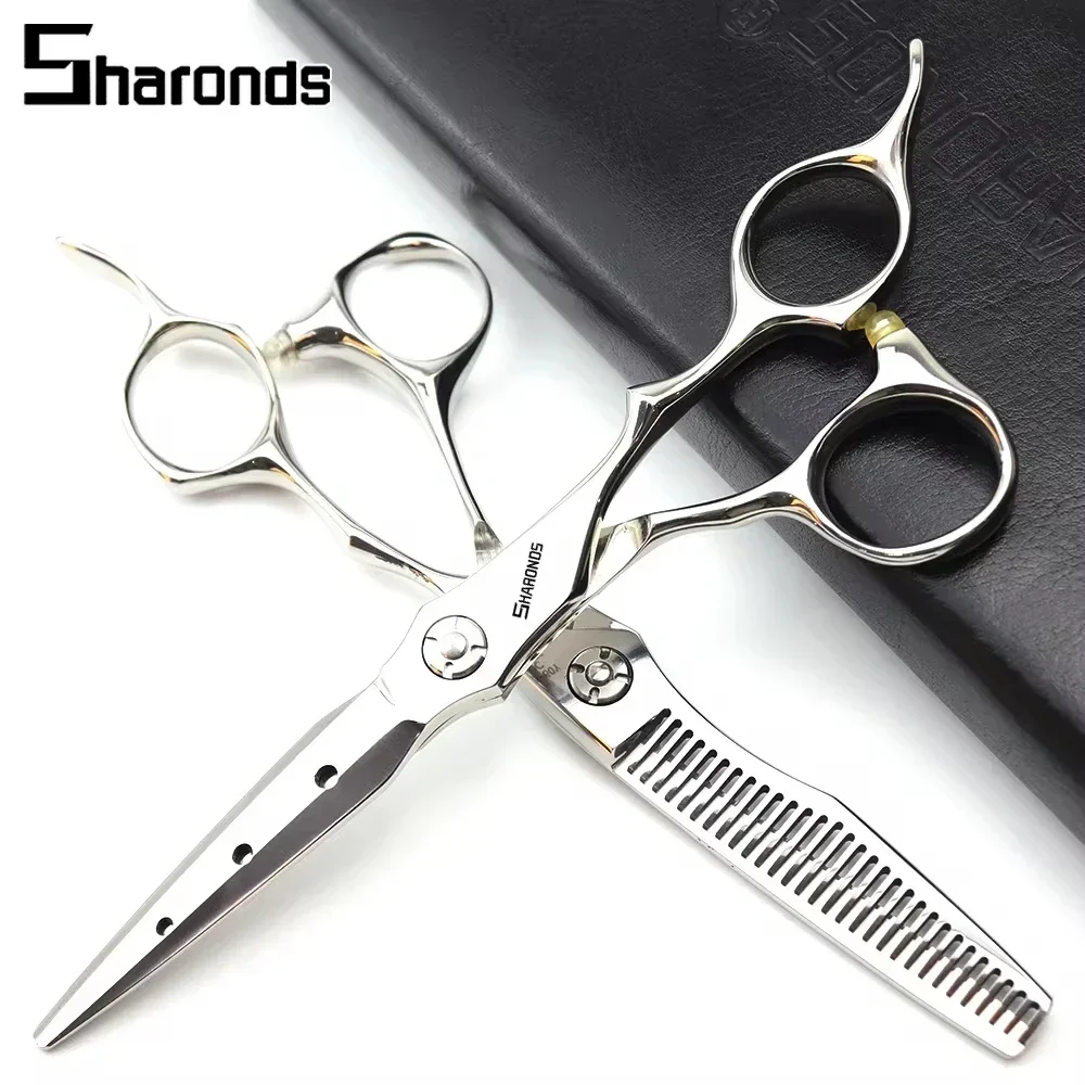 

SHARONDS Hairdressing Professional Scissors 6 Inch Stylist Specialized Hair Scissors Dedicated barber shears Hair Cutting Tools