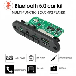 6W DIY MP3 Decoder Board 5V 2x3W Amplifier Bluetooth 5.0 MP3 Player Car FM Radio Module Call Recording TF AUX WMA WAV FLAC APE