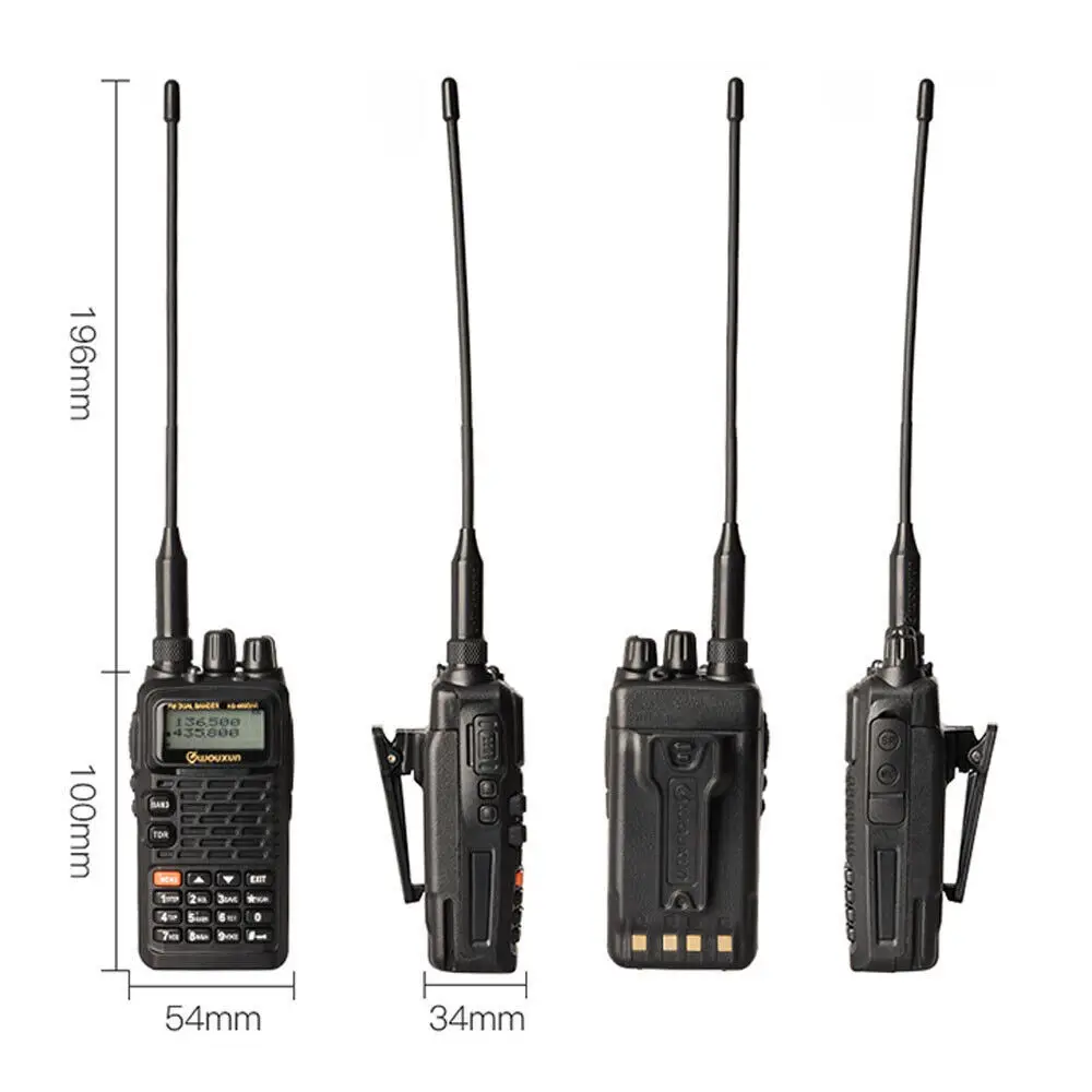 Original WouXun KG-UV899 16CH Dual Band VHF/UHF 136-174MHz & 400-520MHz DCS/CTCSS FM Portable Two Way Radio