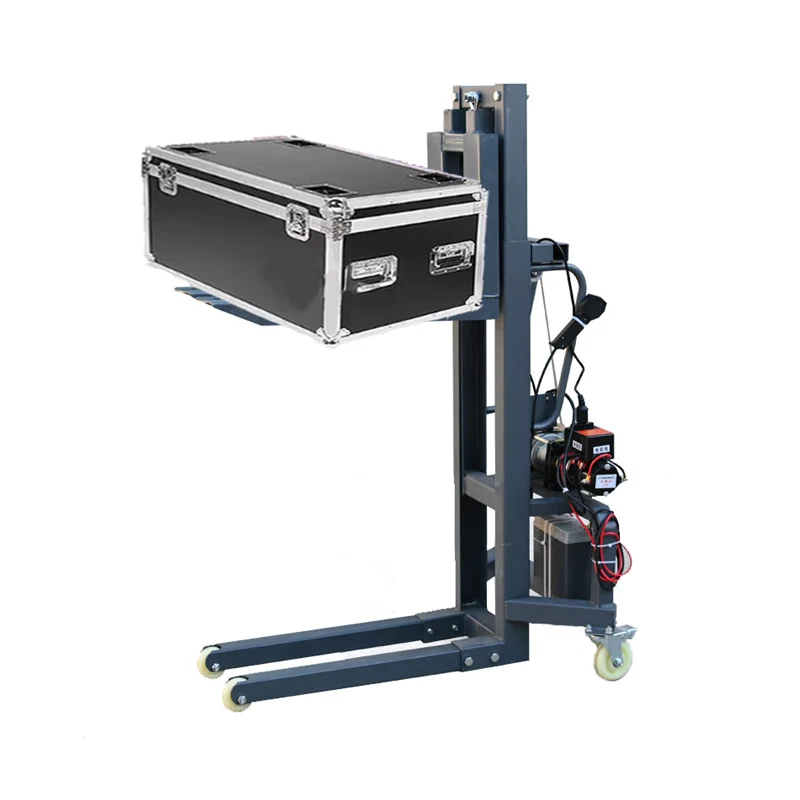 

Small Stage Design Sound System Loader Equipment Handling Stacking Portable Electric Lifting Forklift