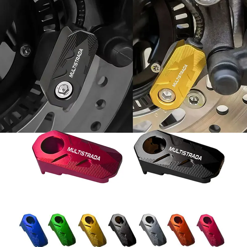 For DUCATI Multistrada V2 V2S V4 V4S 1260S 950S 2017-2025 Motorcycle ABS Sensor Guard Anti-Collision Protective Shell