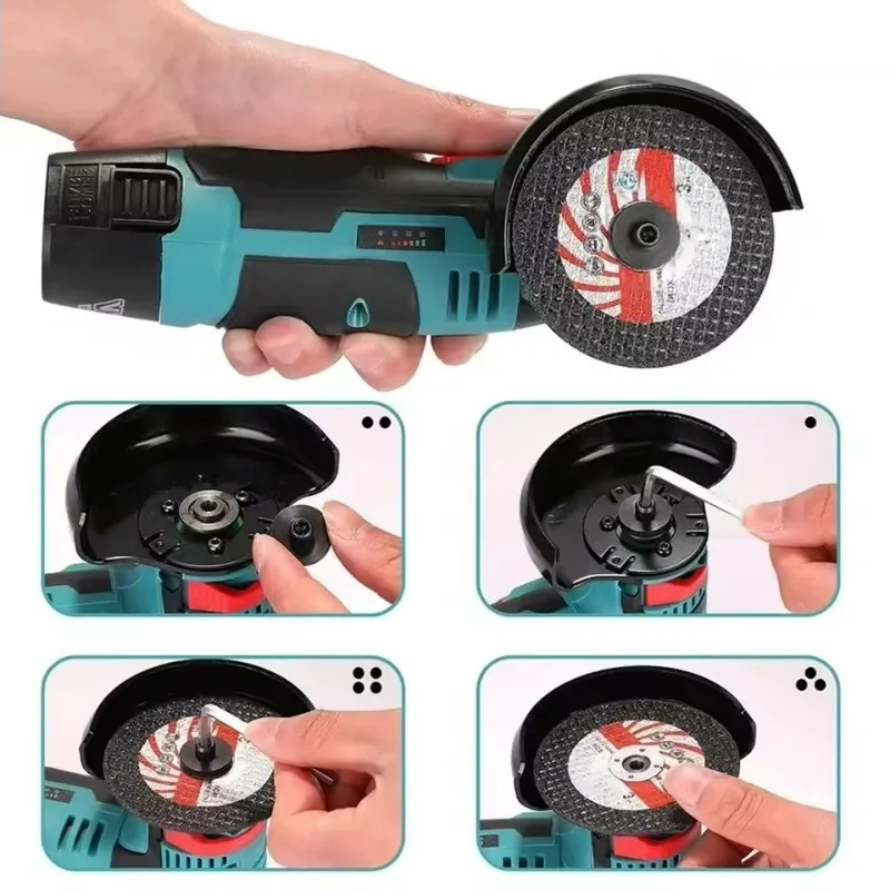 เครื่องเจียรมินิแบบพกพา ใช้แบตเตอรี่ 12V สำหรับงานอุตสาหกรรมและงาน DIY เครื่องตัดขัดแบบมือถือไร้สาย