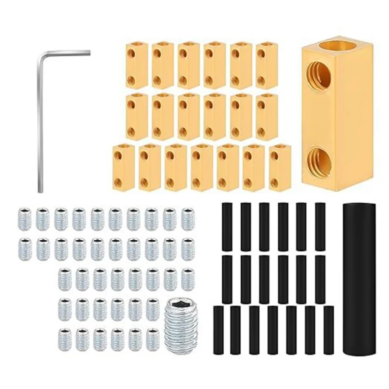 

New 20Pcs 20A Wire Connectors with Shrink Tubes Quick Wiring Connection Terminals