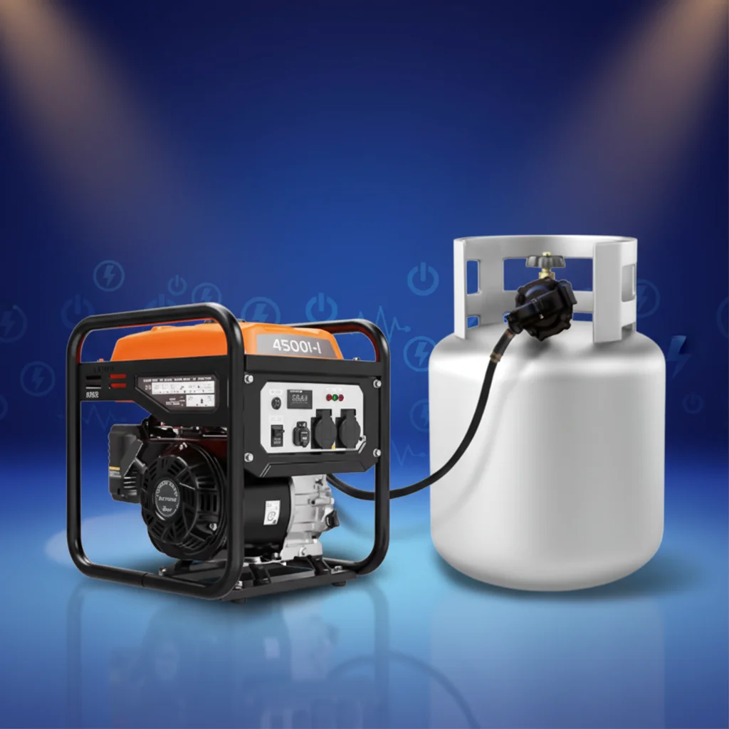 4-Stroke Digital Inverter Dual Fuel 220v/230V/110V Portable Generator 5KW3.5KW4KW Natural Gas Powered