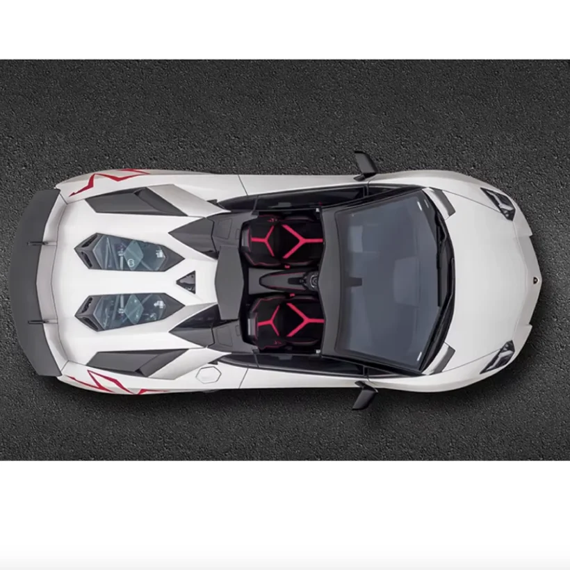 Custom Sport Racing Styling Rear Trunk Vinyl Speed Lightning Sticker Body Decal Wrap for Lamborghini Aventador IP750