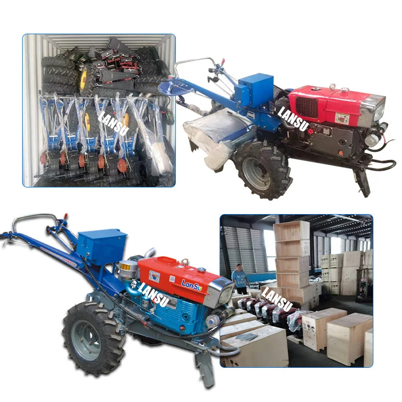 factory supply cheap price Power Tiller agricultural diesel engine plough for walking tractor tractor walking steering