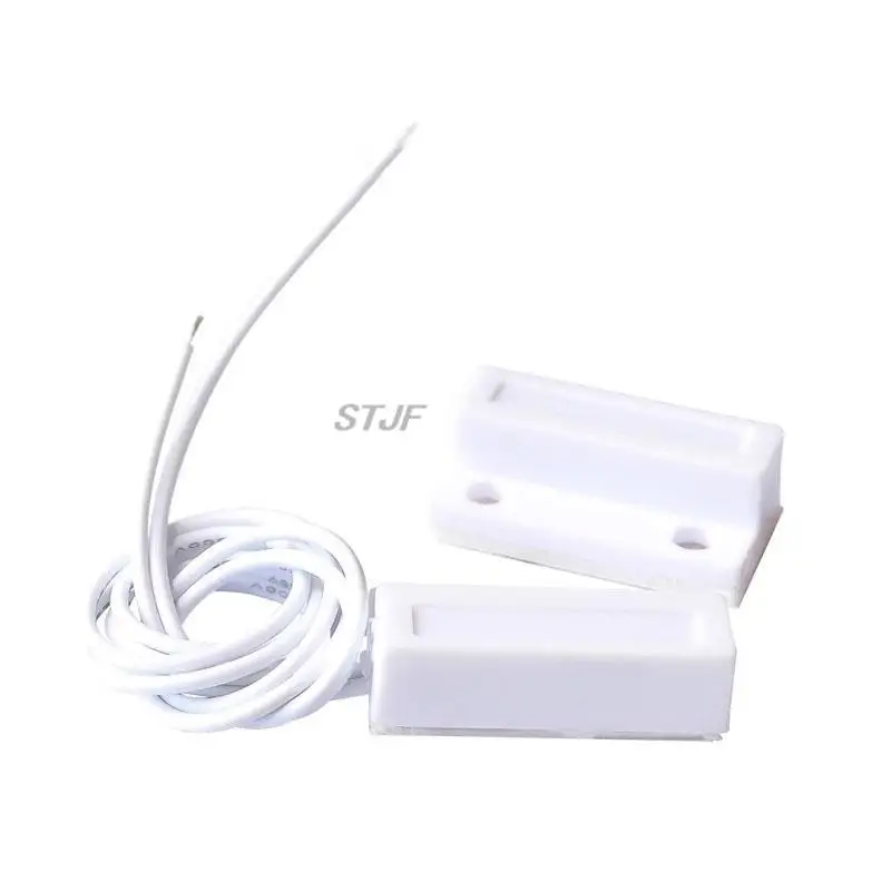 Porta com fio magnético e janela Sensor, Home Alarm System Detector, MC-38, Novo