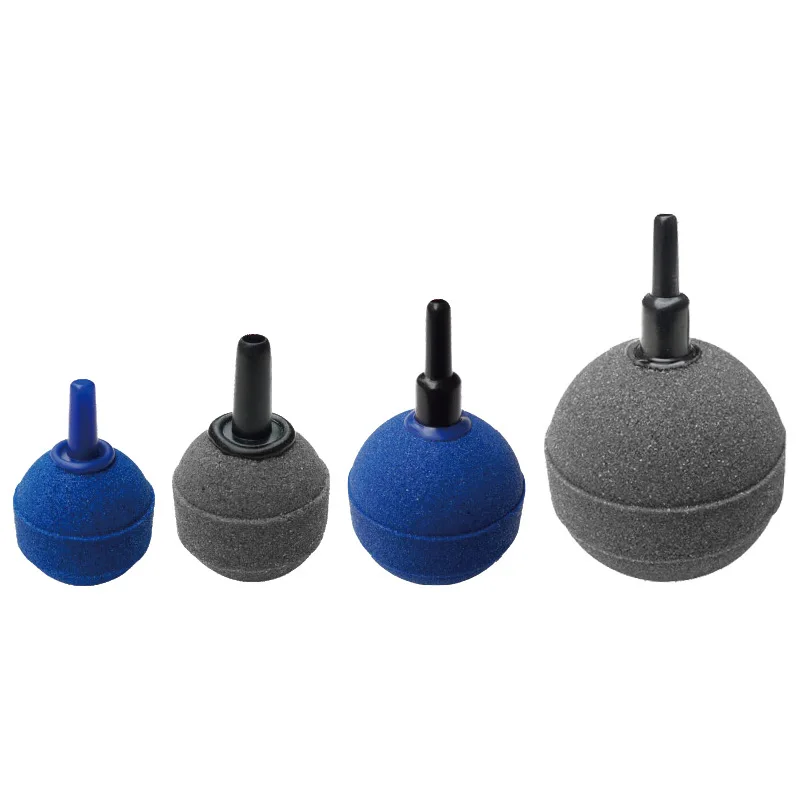 10Pcs 2/2.5/3CM Aquarium Durable Round Air Stone Mineral Bubble Diffuser Airstones for Aquarium Fish Tank Pump and Hydroponics