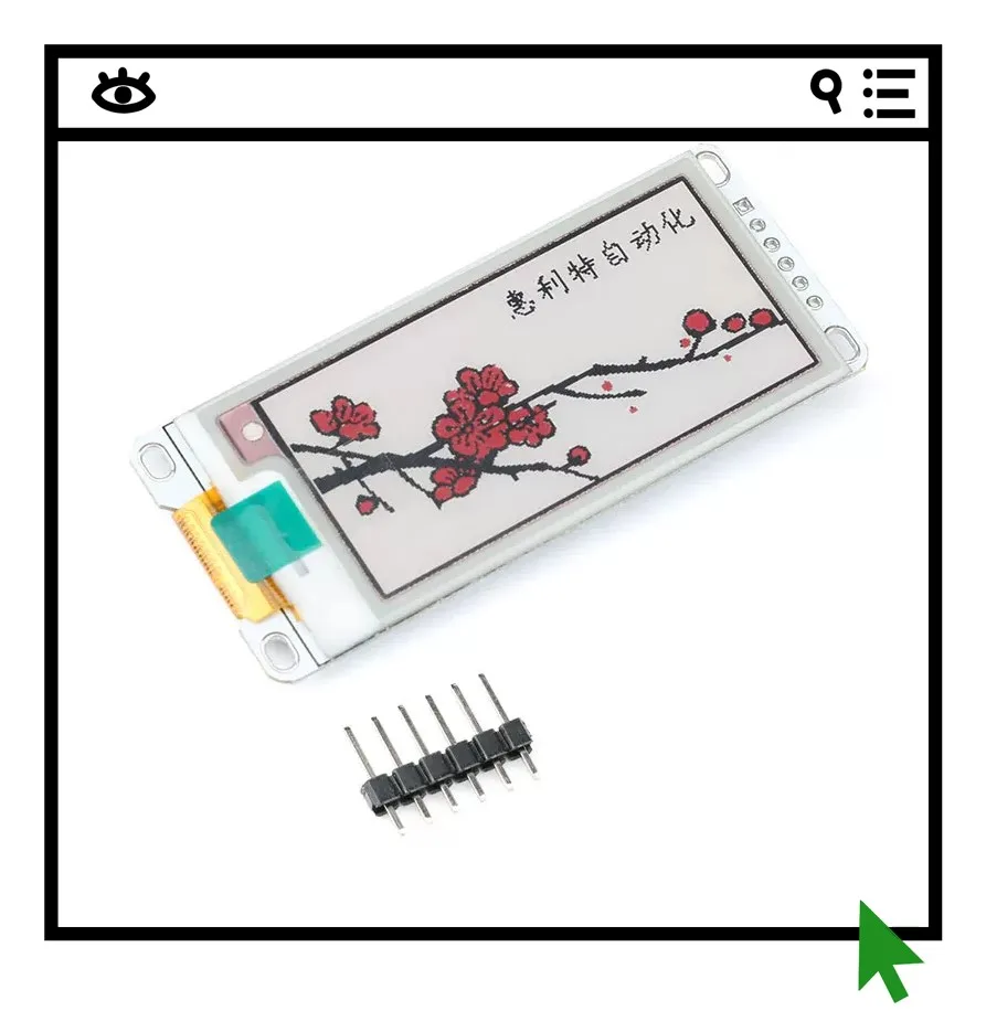 

2.13-inch electronic ink screen module red black and white/e-paper electronic paper display screen