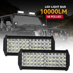 Samochodowe światło robocze LED Offroad 4x4 Reflektory przeciwmgielne Diodowy reflektor SUV ATV Ciągnik Łódź Ciężarówki Koparka Listwa świetlna 12V