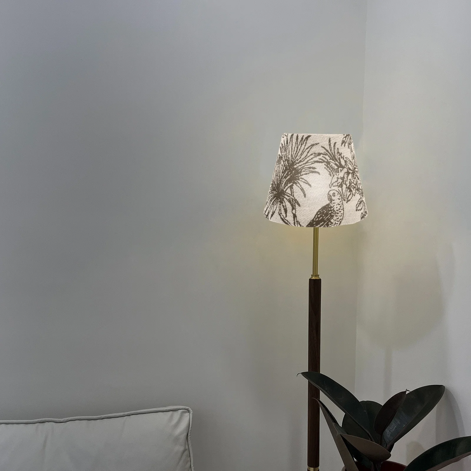 

7inch Small Embroidered Barrel Lamp Shade Fabric Lampshade Replacement for E27 Table Floor Floor Lamp Chandelier Lampshades