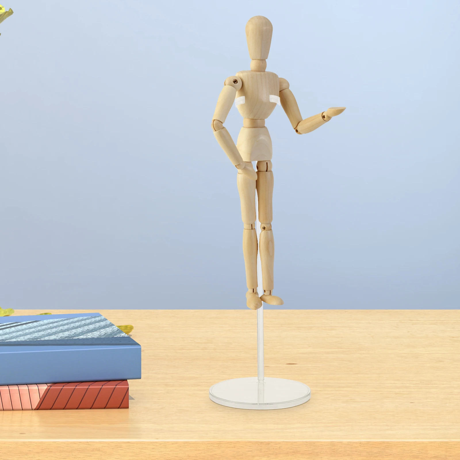 

Transparent Display Holder Portable Stable Clear Figure Stand for Home Shop Store Display Adjustable Figure Holder