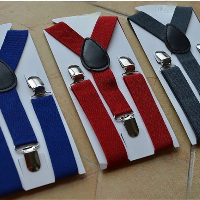 

1PC Kids Elastic Suspenders Matching Unisex Boy Girl Children Costume Adjustable Y-Back Brace Belt