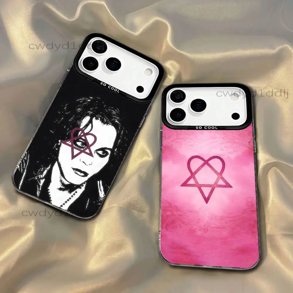 

H-HIM Ville Valo Band For iPhone 17,16,15,14,13,12,X,8,Pro,Max,Plus,SE4,Air,Mini Black IMD Matte Case
