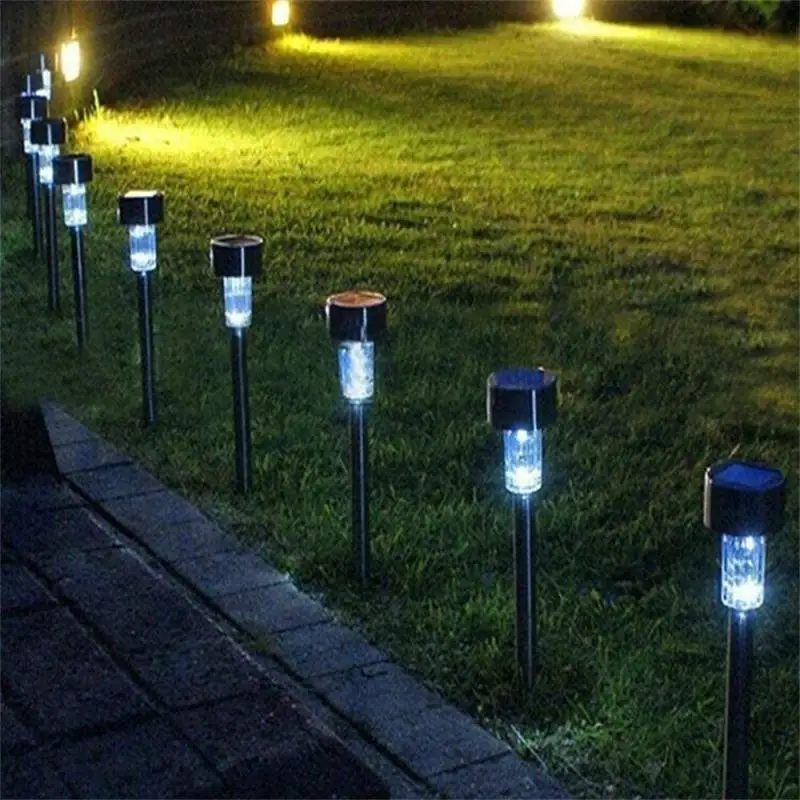 Solar Outdoor Lights Garden Lamp Solar Powered Waterproof Landscape Path Outdoor For Yard Backyard Lawn Patio Decorative