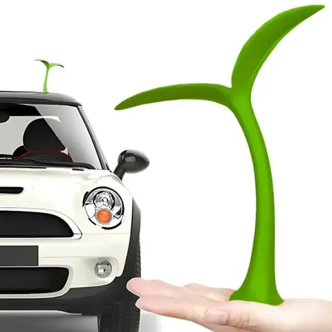 Car Ornaments 3D Car Roof Decoration Stickers Bean Sprout Seedlings Flower Bud Tentacle Ornament Exterior Decorative Accessories