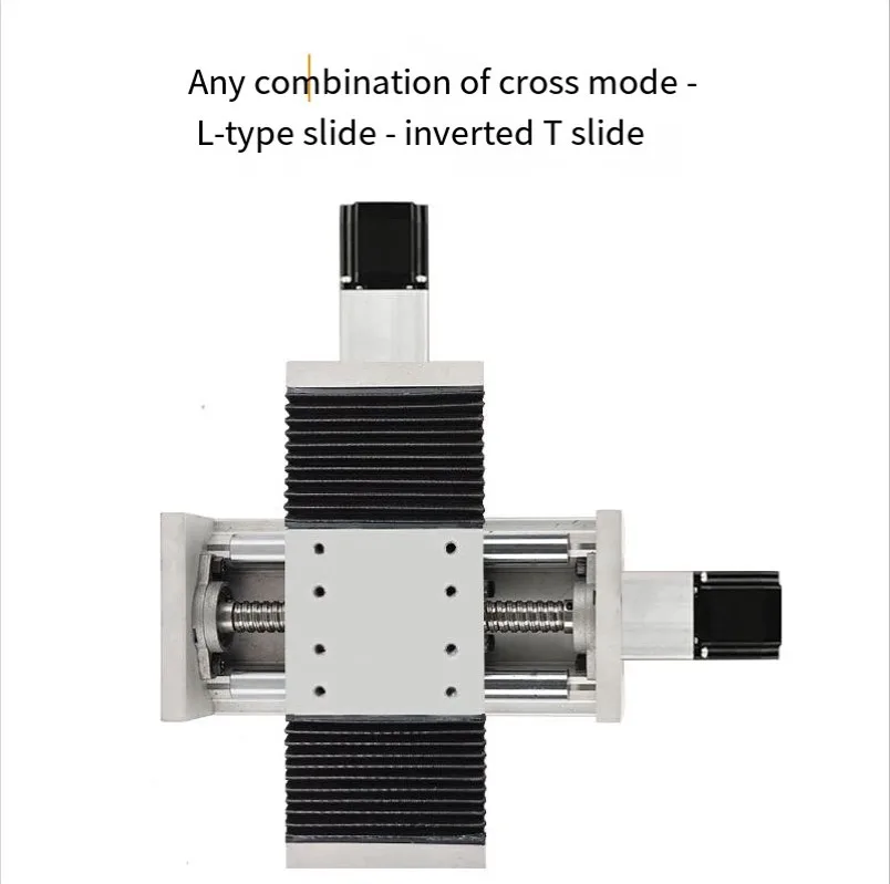 Stepper Motor Screw Slide Table Set Linear Screw Guide Module Synchronous Belt Bidirectional Optical Shaft Ball Linear Bearings