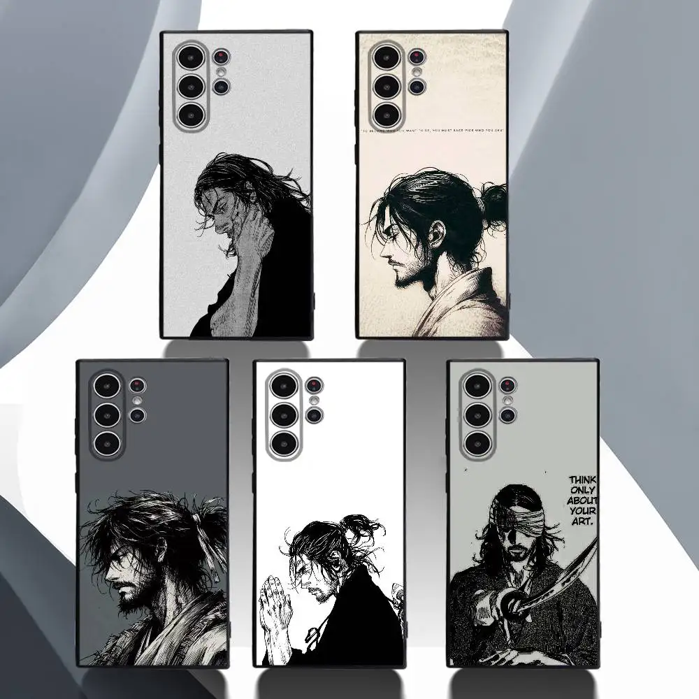 

Classic Miyamoto Musashi Phone Case For Samsung Galaxy S25 S24 S22 S23 Ultra S21 S20 Plus 5G Protective Silicone Funda