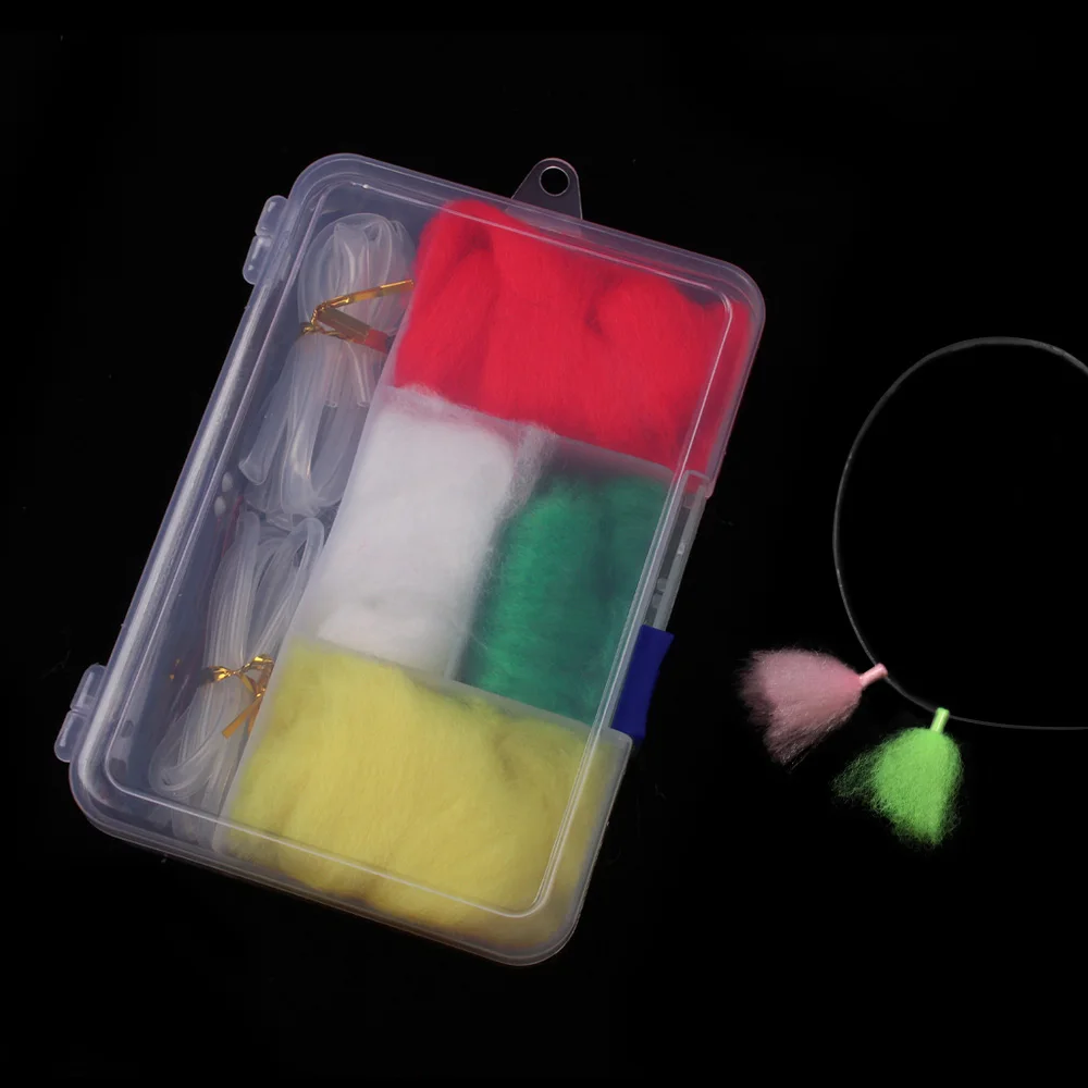 Bimoo Fly Fishing Strike Indicator Kit: Eingarnungs- und Schneidewerkzeug, Ei-Garn, Woolly Strike Indicator Tube, Angelzubehör und -ausrüstung – Detail 6