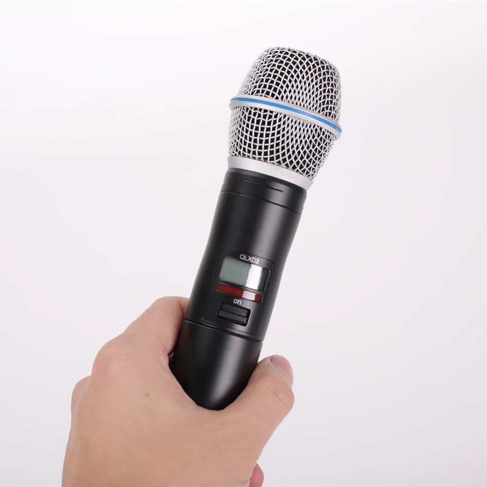 Dupla Microfone Condensador Sem Fio, Diversidade Digital, Profissional Uhf Ao Ar Livre, Maclex D4, BET87A, Karaoke, Palco, Desempenho Mic