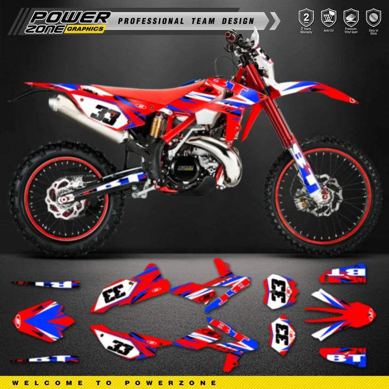 PowerZone Custom Team Graphic Decal & Sticker Kit For BETA 2013 2014 2015 2016 2017 RR RR-S 125 200 250 300RR 350 390 430 480 01