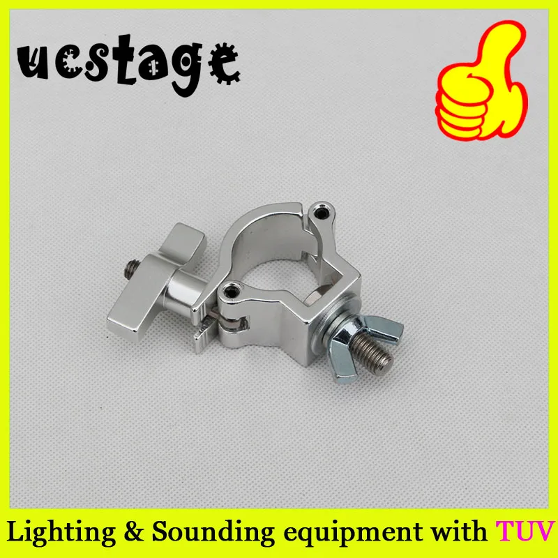 TUV Stage Light Clamps Fit 32-35mm Tube 75KG Bearing For Stage Truss Pipes With T Nut Lighting Hardware