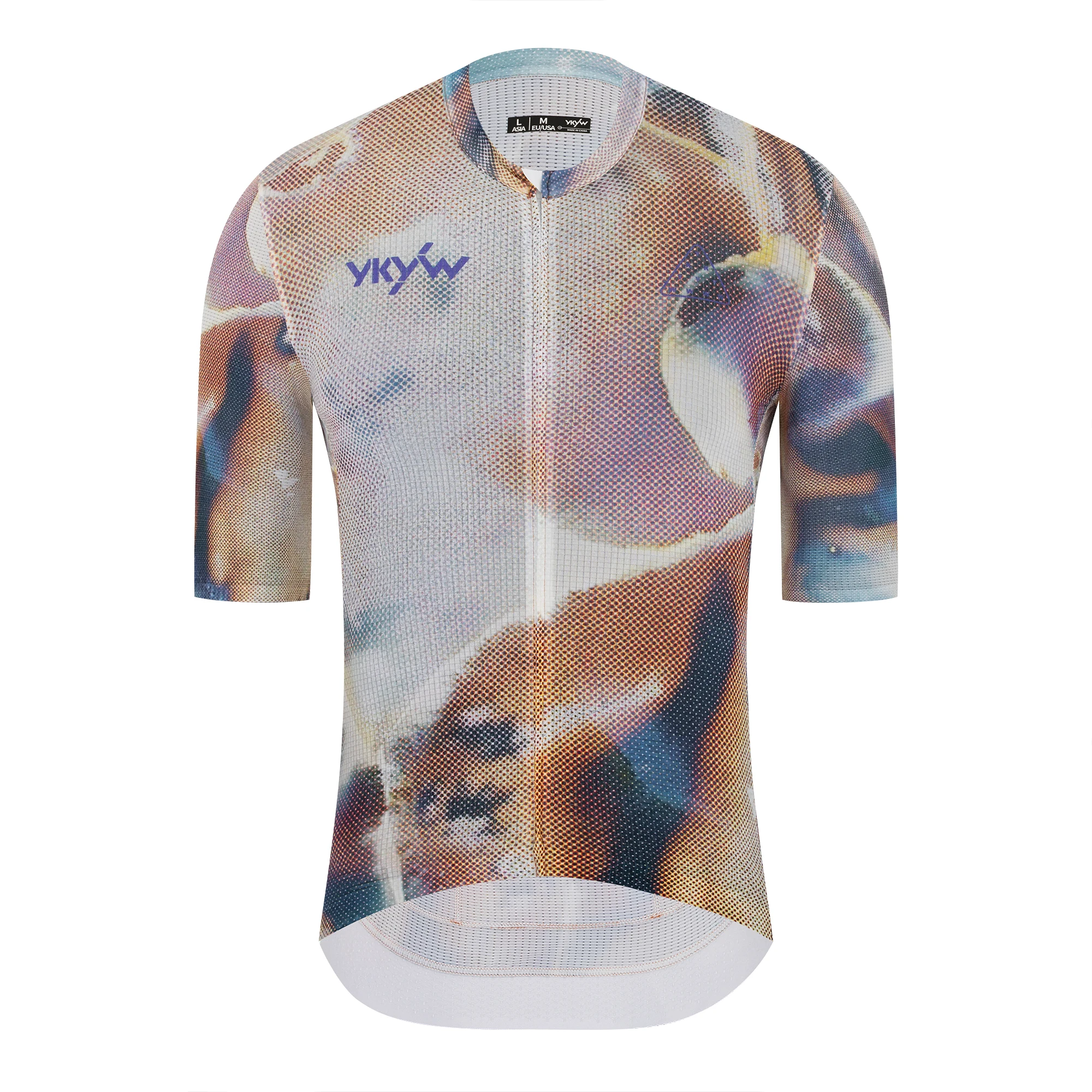 YKYWBIKE 2026 Herren Radtrikot Kurzarm Sommer Rennrad Kurzes Shirt Fahrrad-Oberteil Trikot MTB Maillot Ciclismo Bekleidung