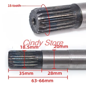 دراجة ثلاثية العجلات الكهربائية الصلب تحمل المحور الخلفي ، استبدال عمود القيادة ، 18 سنا 9 رمح الرأس 6205 ، 1 قطعة أعلى 8 مبيعات المحور دراجة ثلاثية العجلات - رقم 6