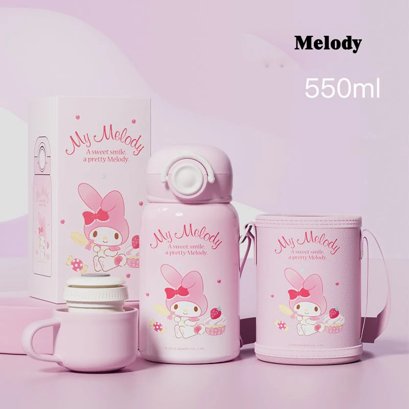 

Kawaii Kuromi Melody Yugui Dog Термометр Высокоточная чашка для воды Детская студенческая чашка для двойных напитков