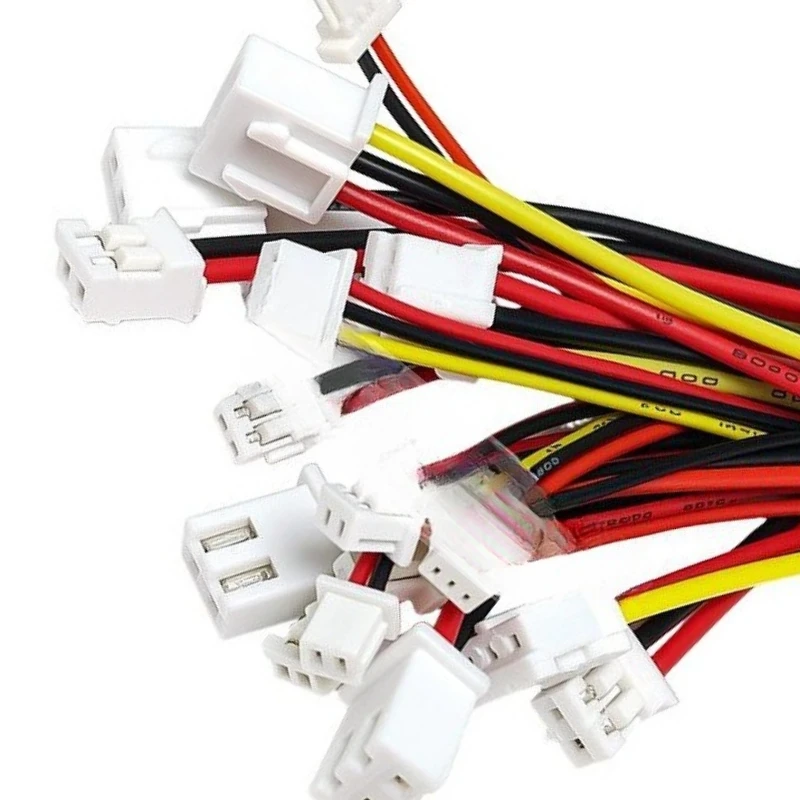 SH1.0 electronic connector cable 2P3P colored ribbon cable