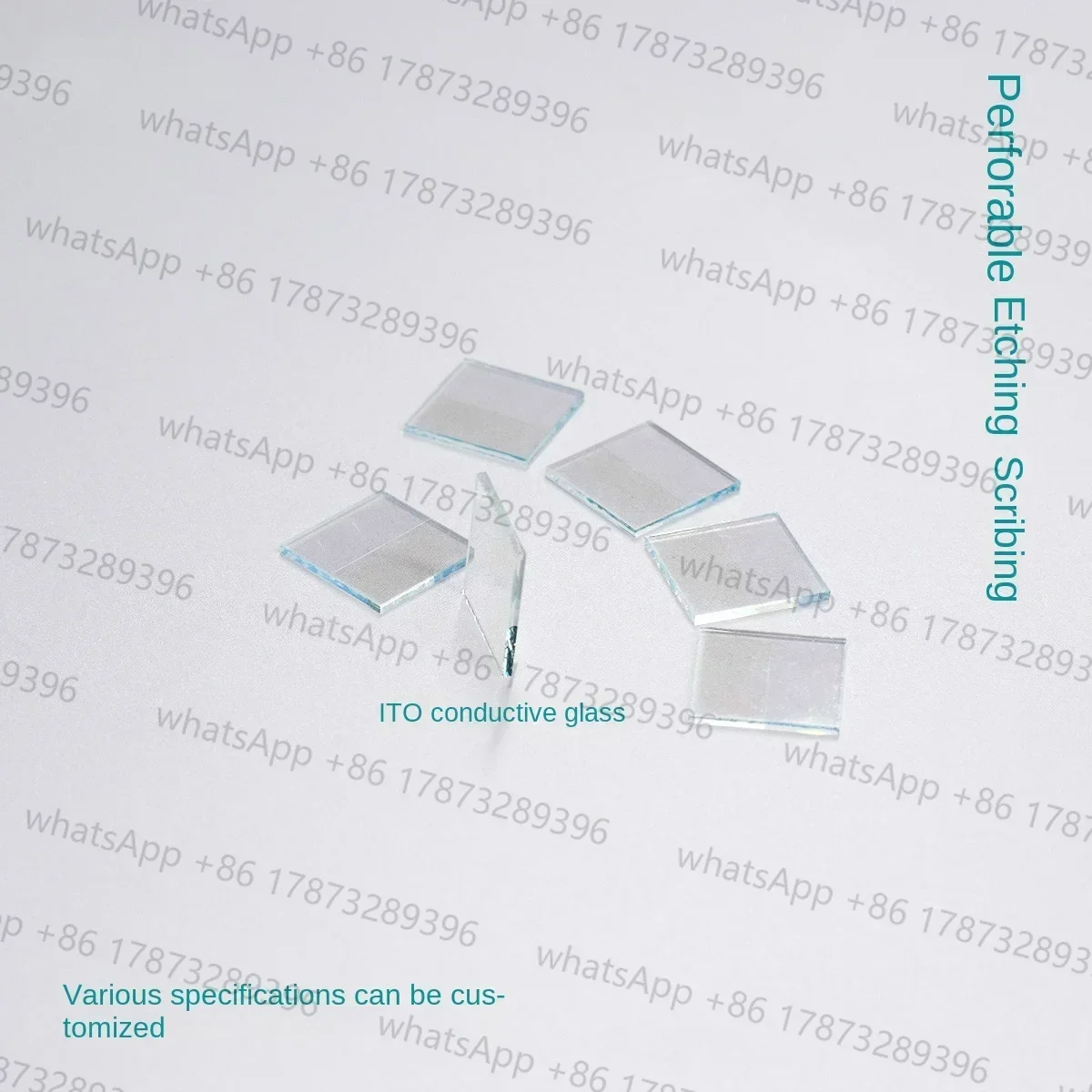 

0.7/1.1mm ITO Conductive Glass for Laboratory Use 8 Ohm 50pcs /100pcs/200pcs