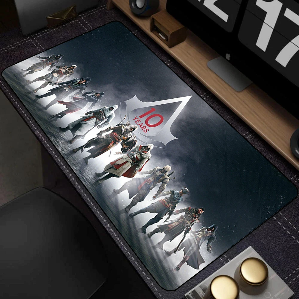 Assassins Creed Non Slip PC Large Gaming Mousepad Accessory Gamer Mouse Pad Size For E-sports Keyboards Mat Boyfriend Gift