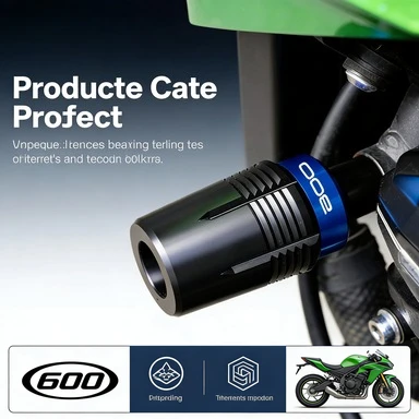 

Motorcycle Frame Sliders & Exhaust Sliders Protector For Kawasaki Z900 Z900RS Z900SE 2018-2024