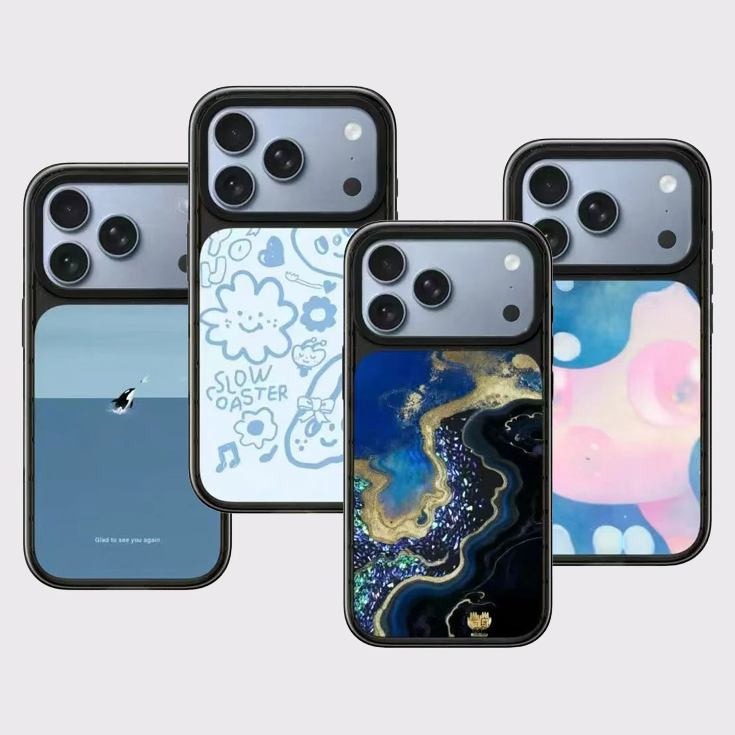609280 Impact Case - Mirror / Glaze Magnetic Cover: Compatible with IPhone 18 17 Pro Max 18Pro