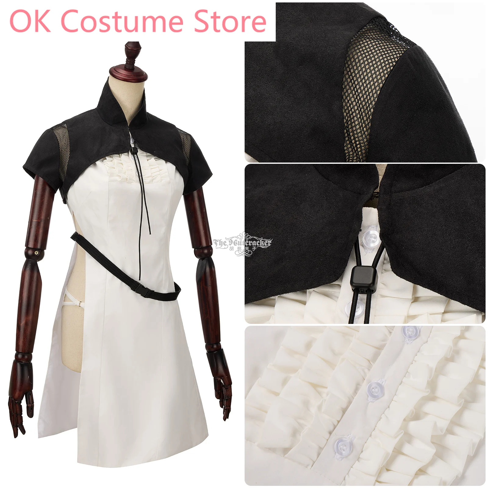 Final Fantasy Cyborg S Old Fashioned Chant Uniform Cosplay Costume Cos Game Anime Party Uniform Hallowen Play Role Clothes