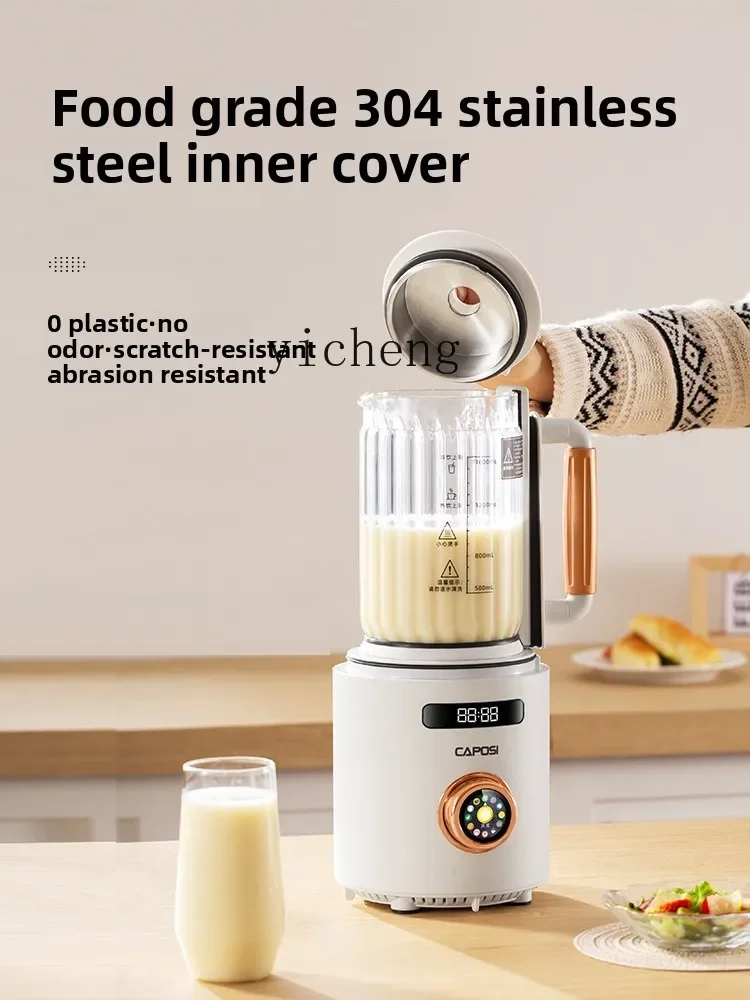 Mini Liquidificador e Processador de Alimentos Doméstico Automático para Leite de Soja - Novo Modelo Oficial Genuíno