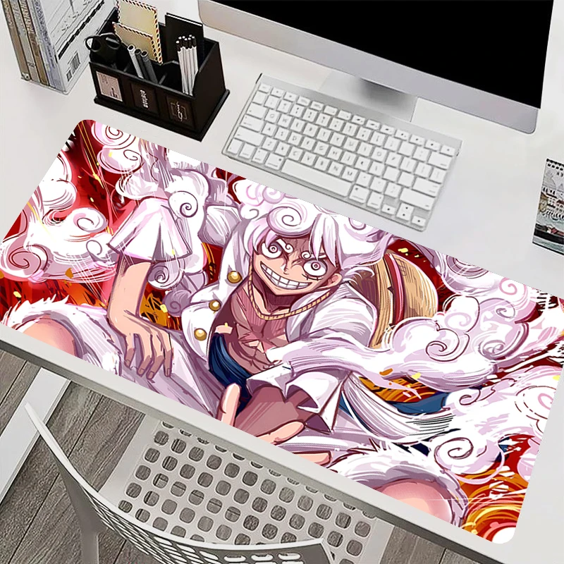 

Mouse Pad PC Accessories Keyboard Pad Office Desk Mat Anti Slip Mousepad Rubber Tablet Pad Gaming One Piece Luffy Extended Pad