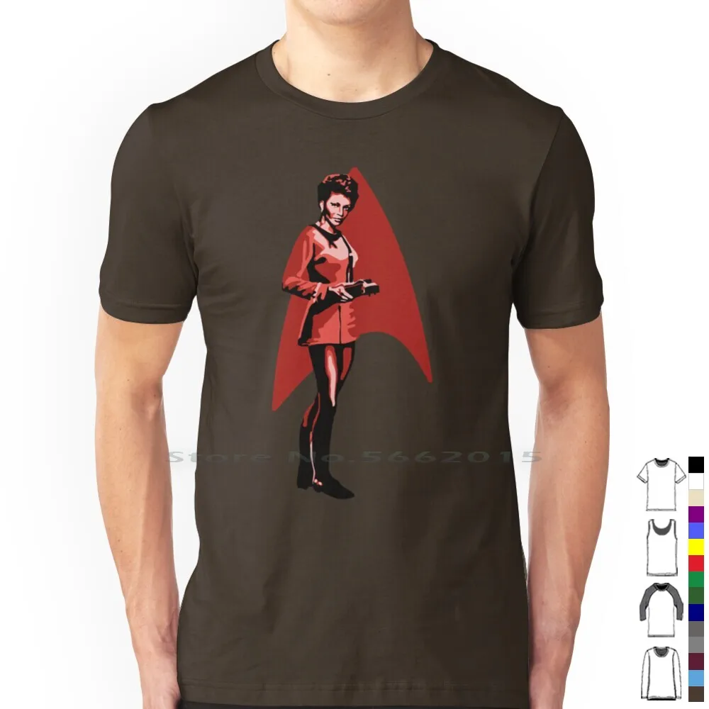 Star Uhura T Shirt 100% Cotton Star Rbpartnerprogram Startrek Theoriginalseries Original Series Uhura Beam Me Up Scotty Uss