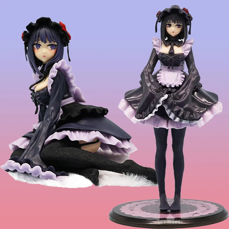 My Dress-Up Darling Anime Figure Black Maid Outfit Kitagawa Marin Action Figure Shizuku Kuroe Figurine Collection Model Toy Gift