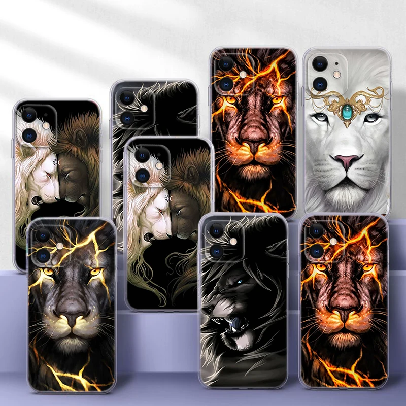 67Q Lion cool Soft Case for Infinix Hot 20 20I 10i 10 11 11S NFC 9 Play Note 7 8 8I Zero X NEO