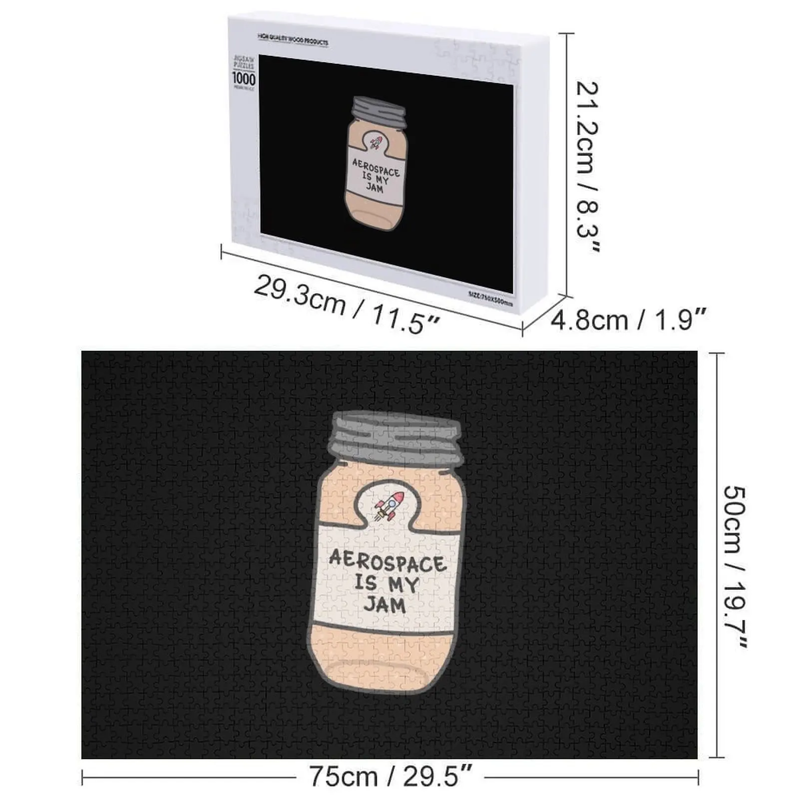 الفضاء هو بلدي المربى اللغز الخشب صورة شخصية اسم لعبة ألغاز خشبية