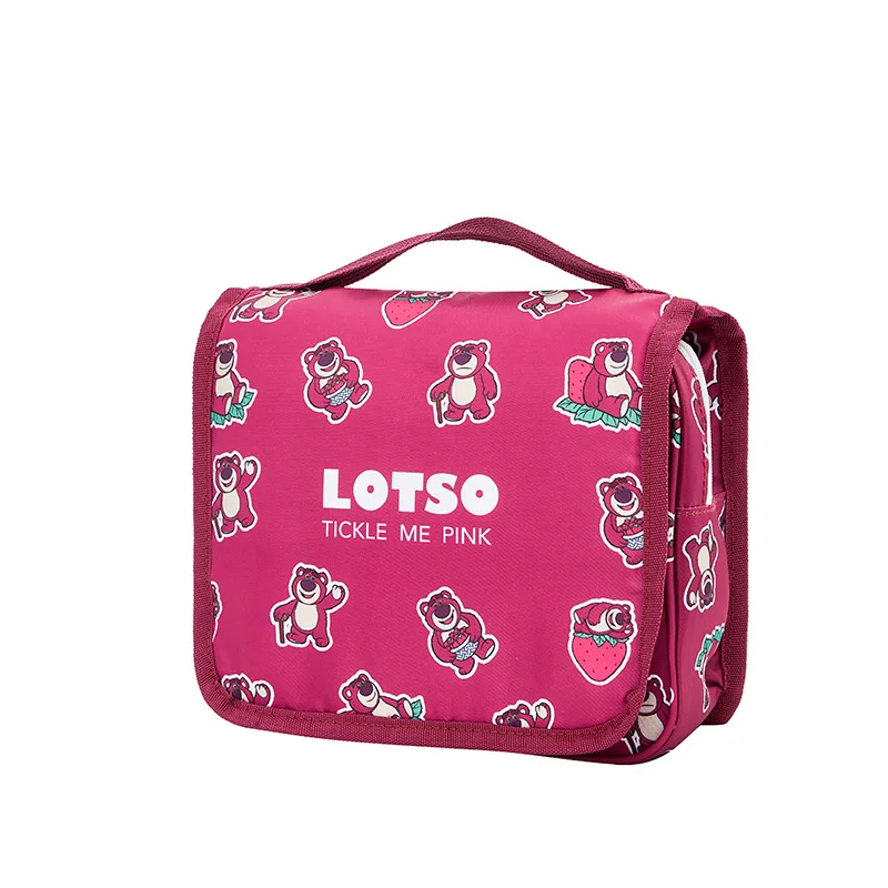 Disney Toy Story Lotso Alien Nuova borsa per cosmetici Borsa da viaggio portatile Borsa di stoccaggio multifunzionale di grande capacità Regalo per ragazze