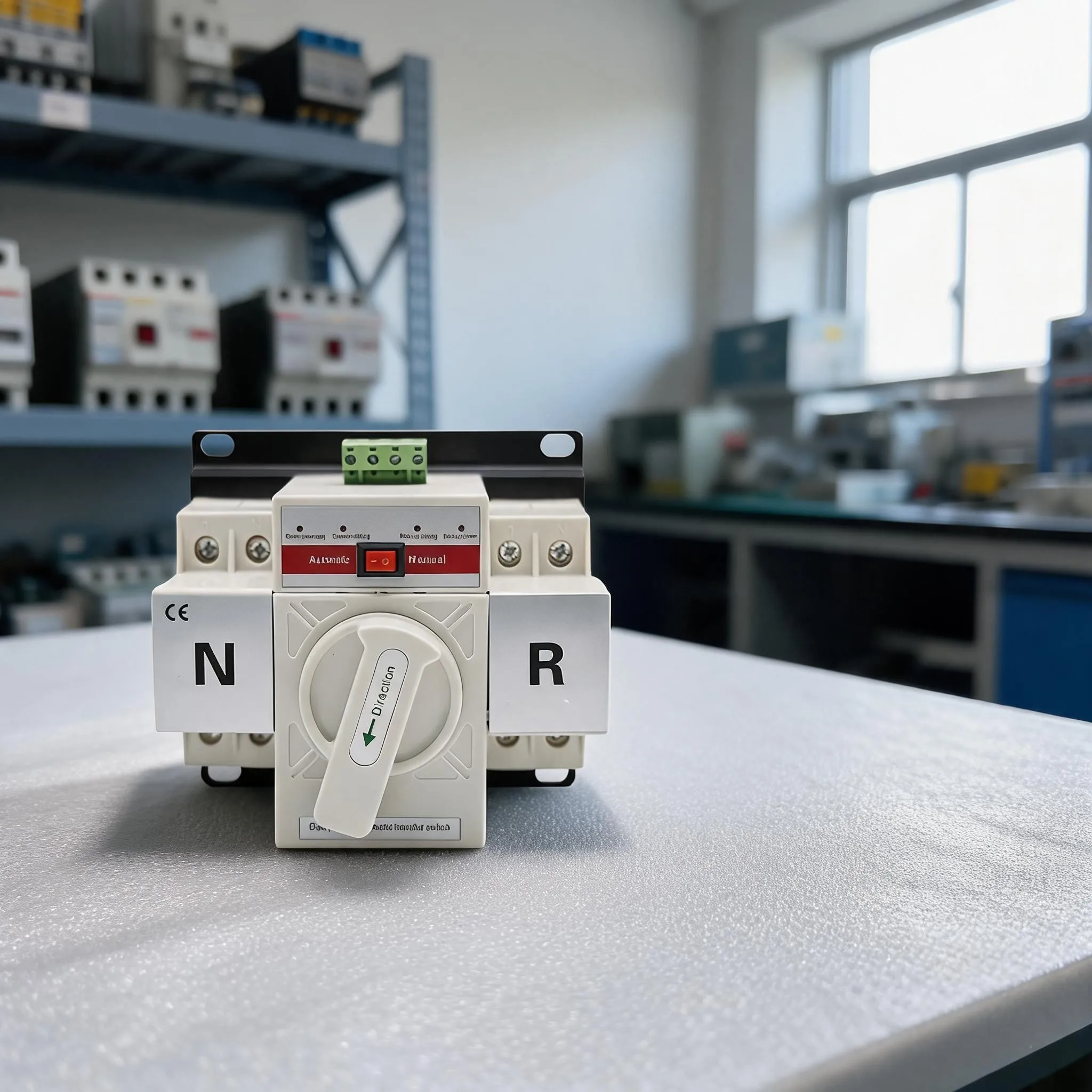 NLQ1-63/2P 63A 2P Automatic Transfer Switch Dual Power Switch for Industrial Equipment 230V Flame Retardant Case