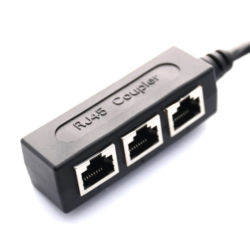 RJ45 Splitter LAN Ethernet Netwerk RJ45 Connector Splitter Adapter Kabel Voor PC Netwerkverlenging 1 Mannetje naar 3 Vrouwelijke Kabel