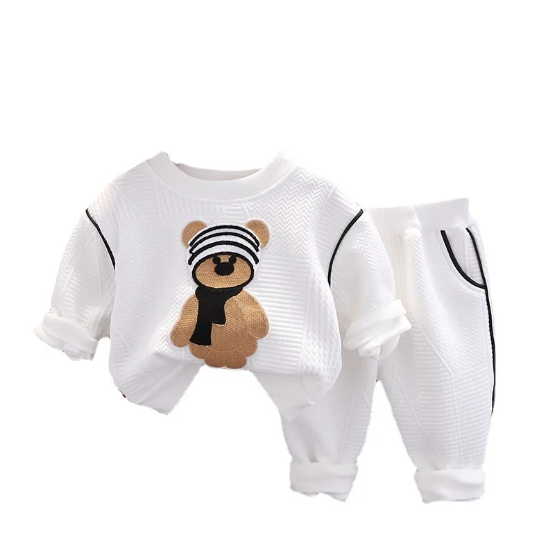 New Autumn Fashion Baby Clothes For Boys Children Girls T-Shirt Pants 2Pcs/Sets Toddler Casual Cotton Costume Kids Tracksuits