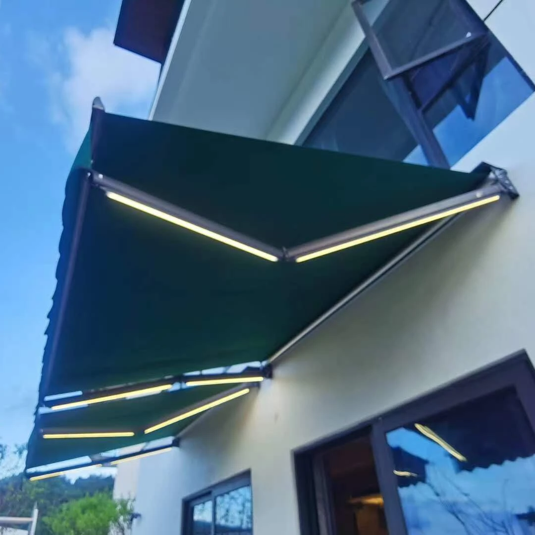ATV&UTVOutdoor Fashion Retractable Awnings Patio Garden 3x3 4x3 5x3 Mororized Outdoor Patented Customized Awning