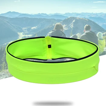 غير مرئية تشغيل الخصر حقيبة خفيفة الوزن ماراثون اليوغا اللياقة البدنية حزمة مراوح 7 بوصة الهاتف حزام خصر حقيبة الرياضة