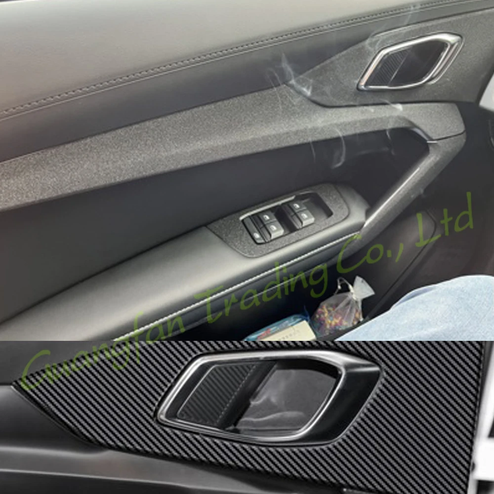 3D/5D Carbon Fiber Car Interior Center Console Cover Color Change Molding Sticker Decals For MG ONE 2022