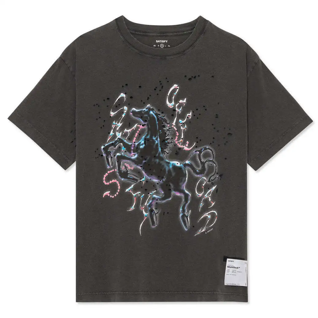 

New Arrival Spor ort Sve T-irt Youth Faion Cotton round Ne Animal Pattern Printed Summer Wear for Young Men