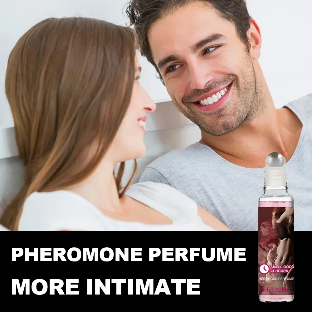 Perfume de feromona para homens e mulheres, fragrância duradoura, óleo essencial, flerte sexual